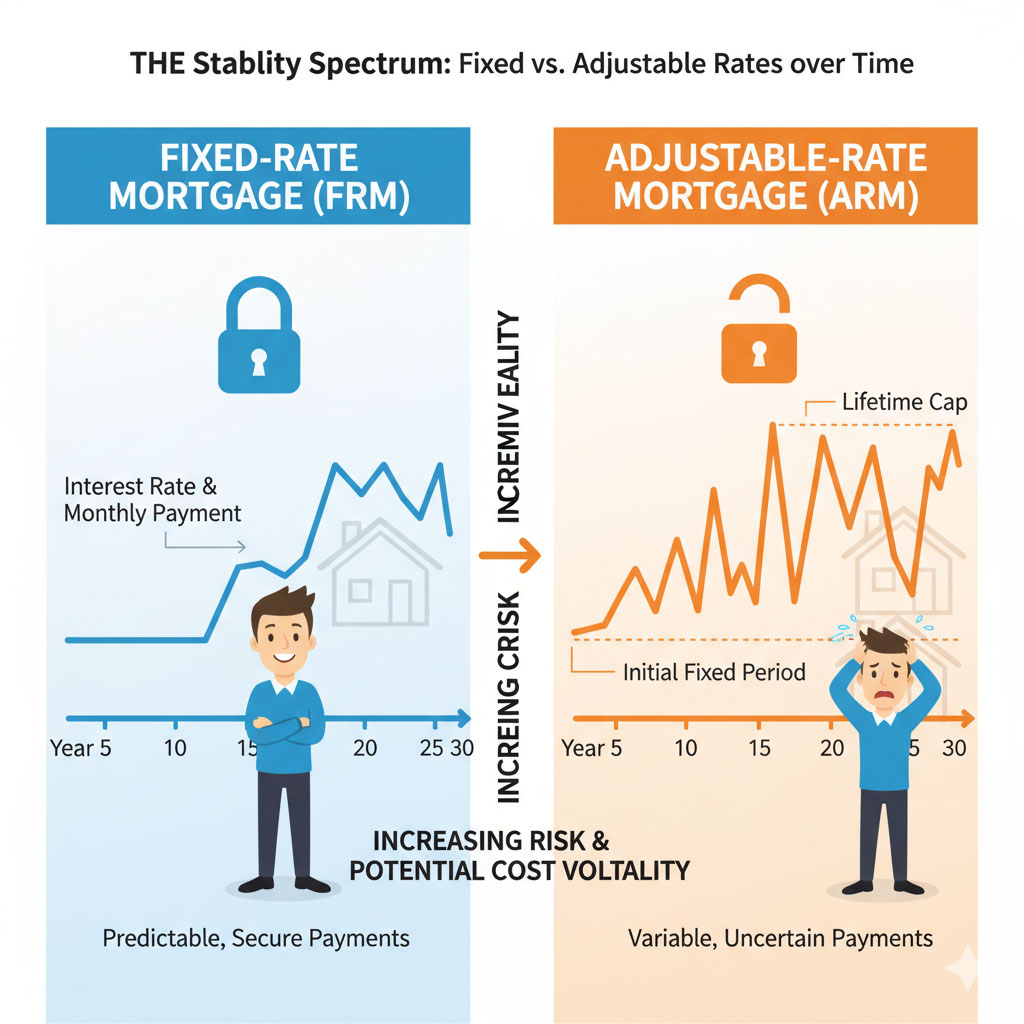 Fixed-Rate vs Adjustable-Rate Mortgages