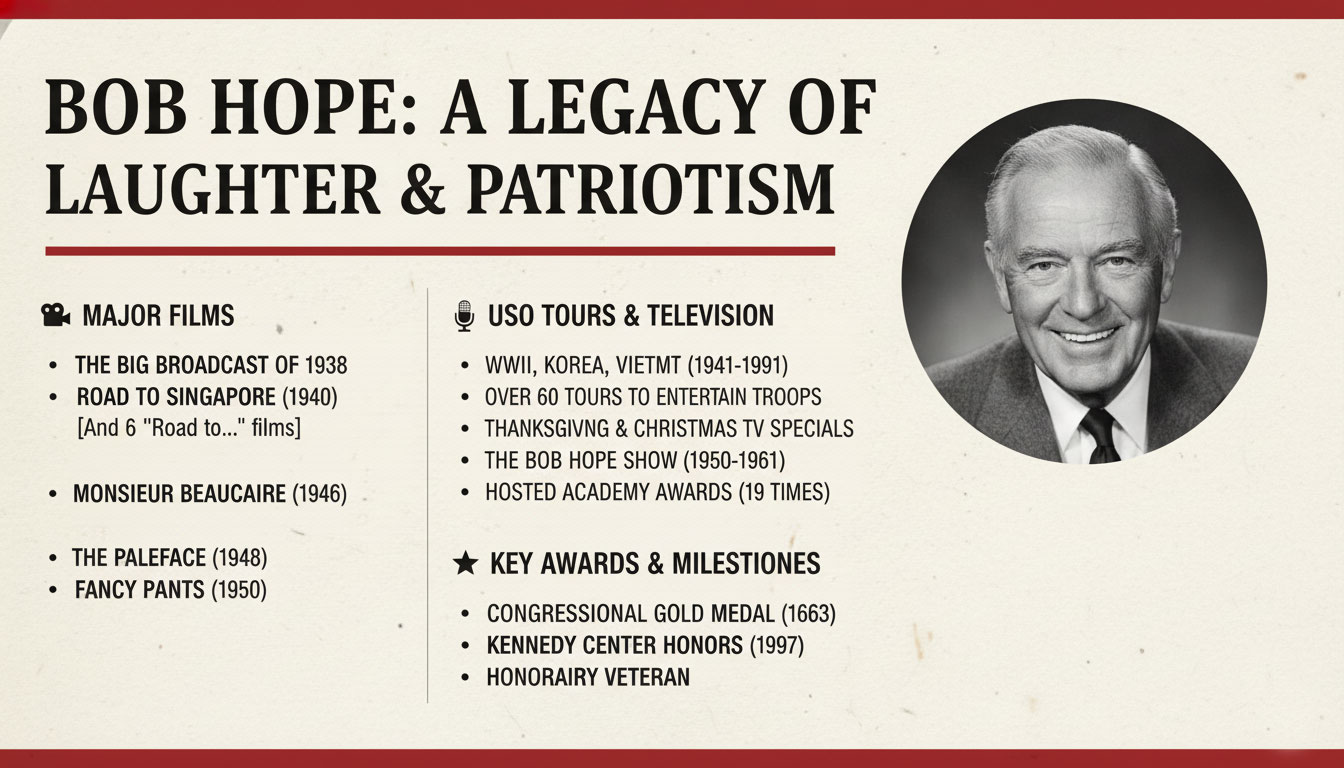 Who Is Bob Hope : Legendary Comedian and Hollywood Icon