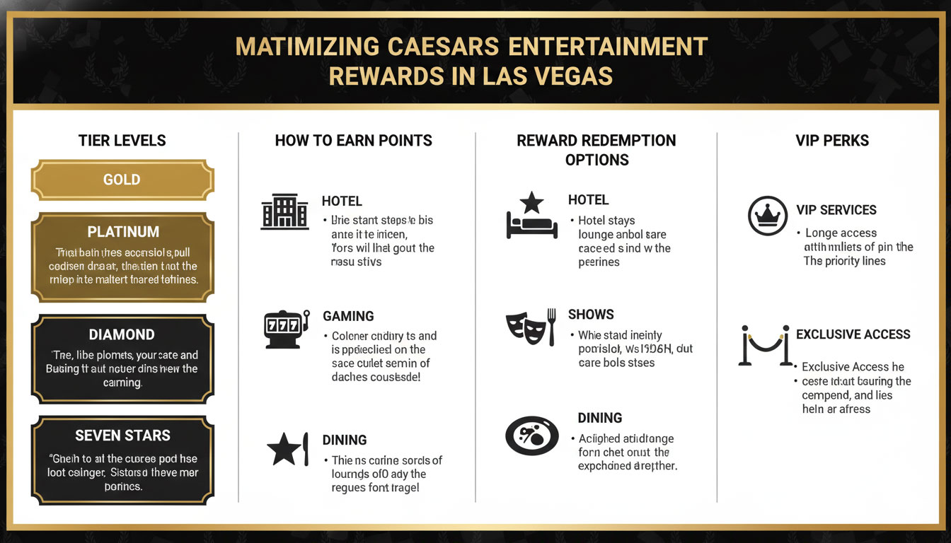 Caesars Entertainment Rewards: Maximizing Perks on Your Las Vegas Visit