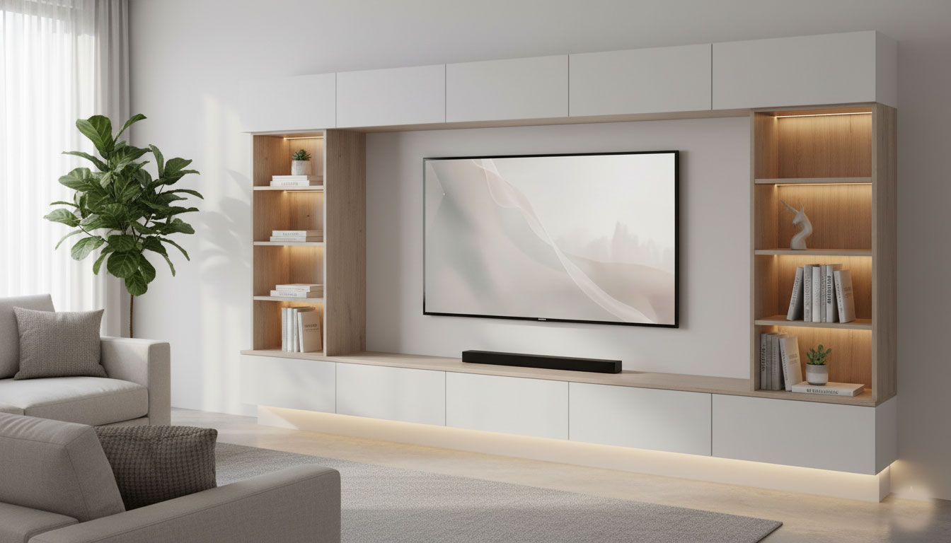 Entertainment Unit Showdown: DIY vs. Prefab for Your Media Wall
