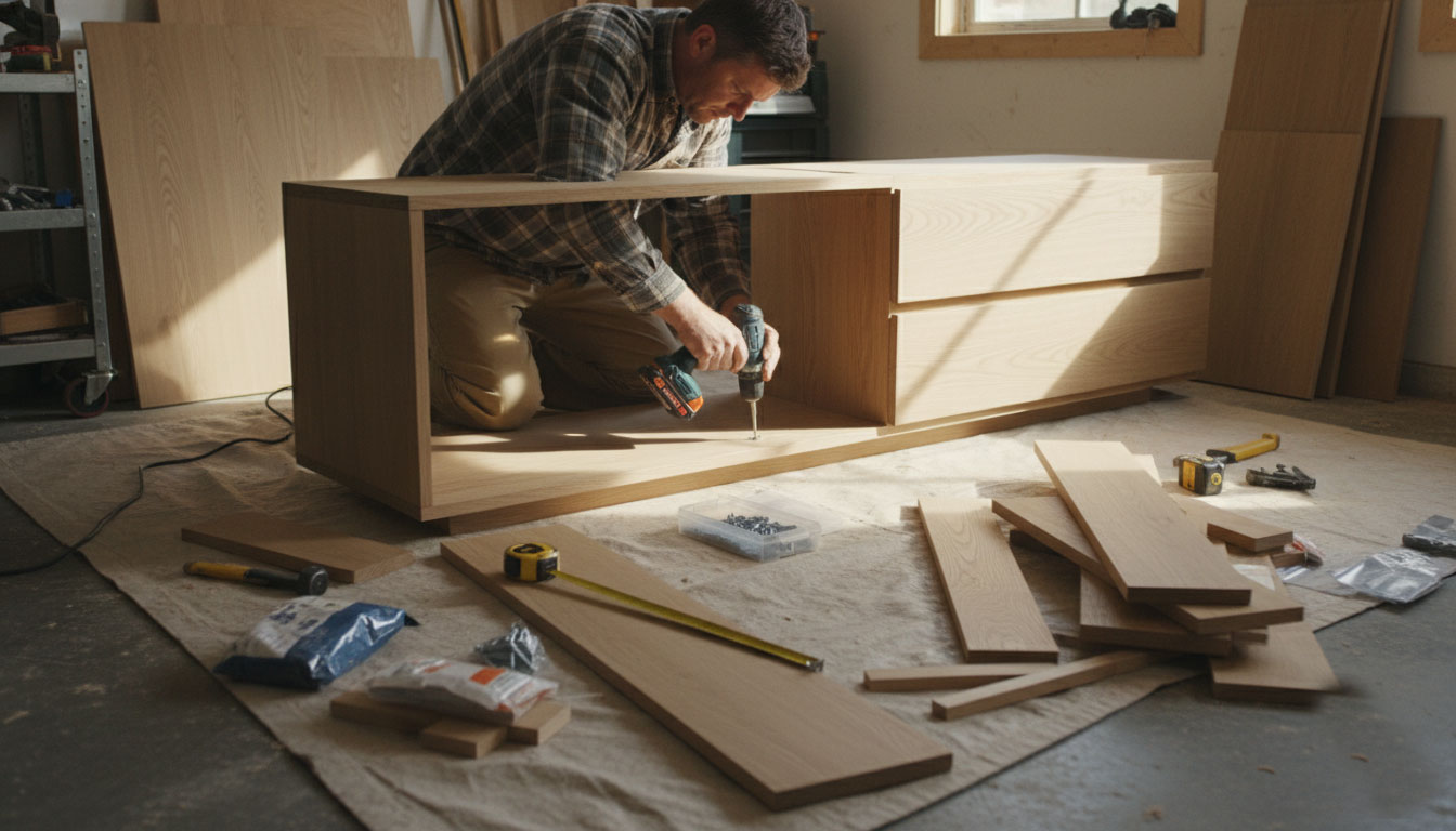 Entertainment Unit Showdown: DIY vs. Prefab for Your Media Wall