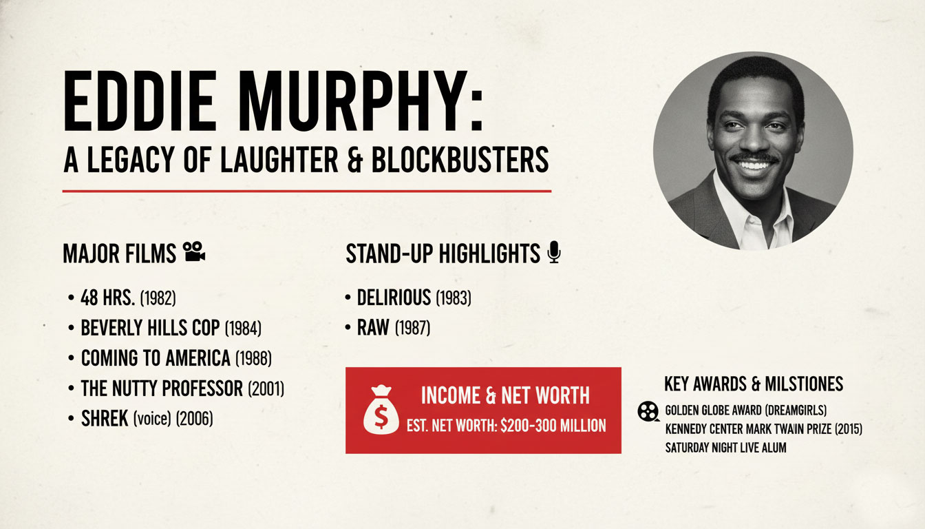 Who Is Eddie Murphy ? Life, Career, and Enduring Influence in Comedy and Film