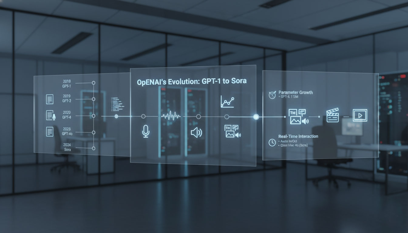 Major Milestones in OpenAI News: Tracing the Development from GPT-1 to Sora