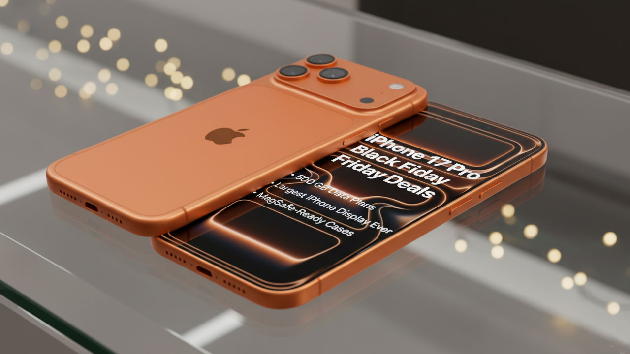 iPhone 17 Pro Black Friday Deals Bring Massive 500 GB Plans