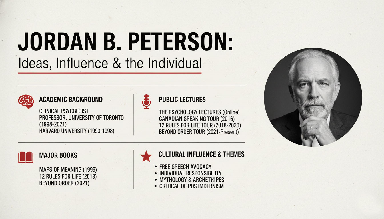 Jordan Peterson Net Worth : Income, Influence, and Public Career