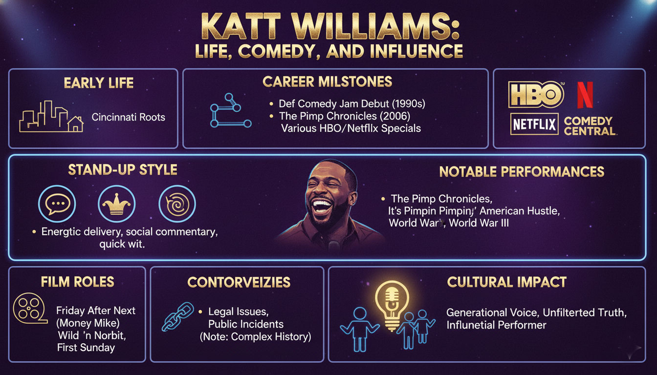 Who is Katt Williams ? Life, Career and Cultural Impact of the Comedian