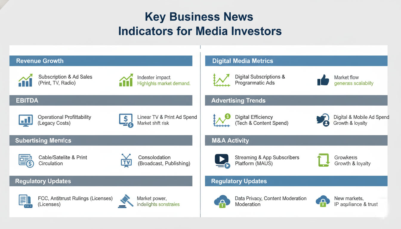 Interpreting Business News: 3 Key Indicators for Media Industry Investors