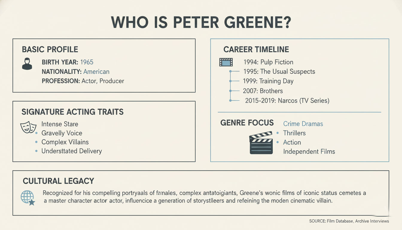 Who Is Peter Greene? Inside the Career of a Cult American Actor