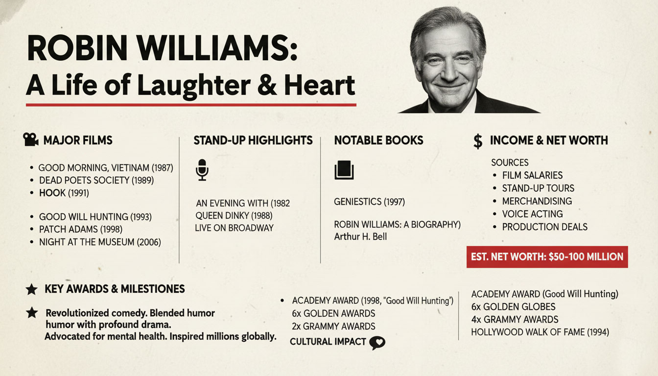 Who Is Robin Williams : Life, Career, and Enduring Legacy