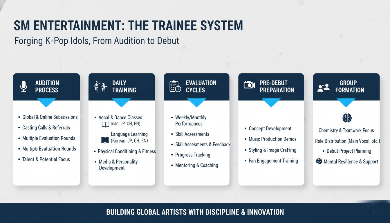Inside the SM Entertainment Training System: Pathways to K-Pop Stardom
