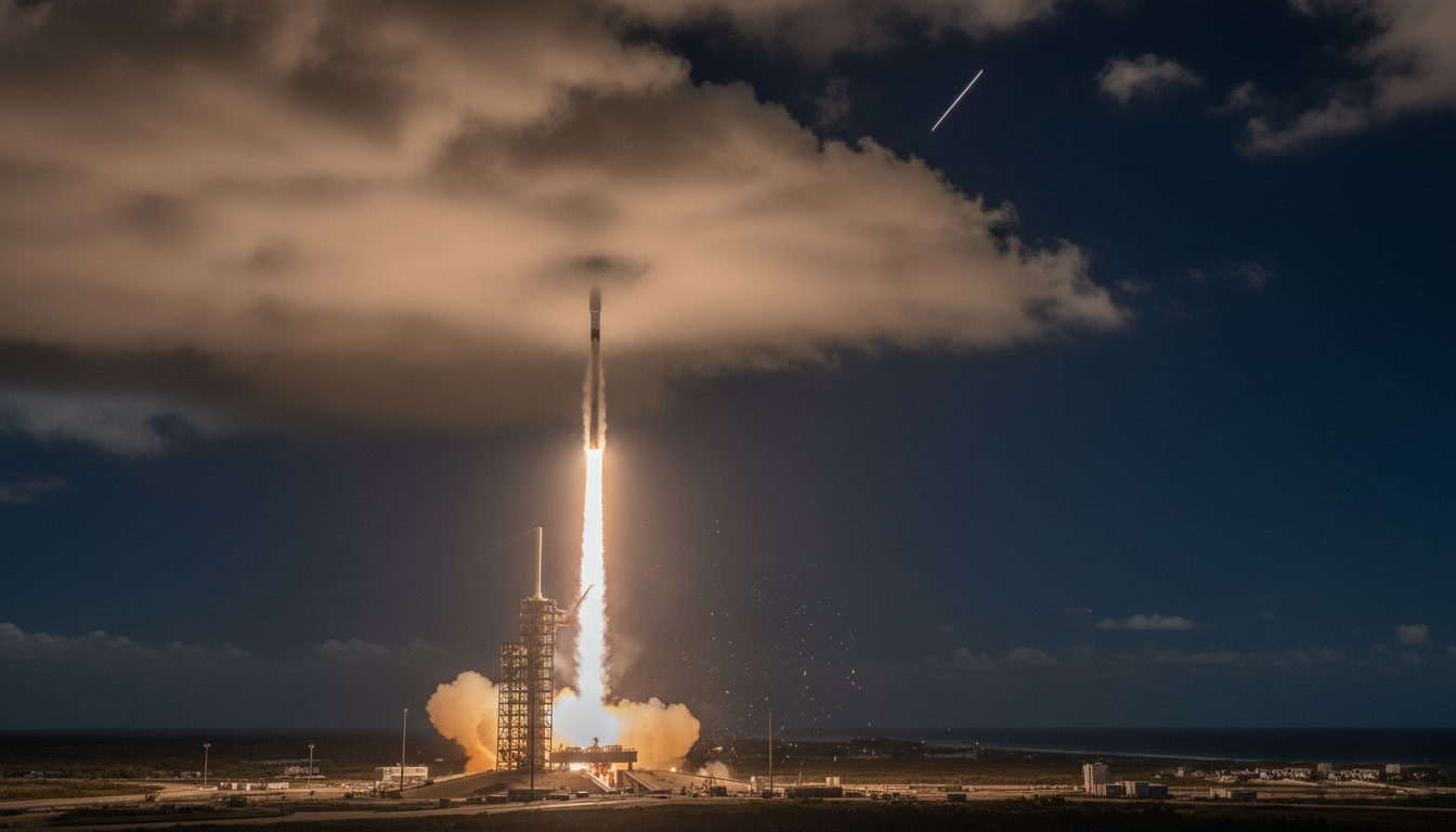 SpaceX Launches 29 in Overnight Florida Rocket Mission