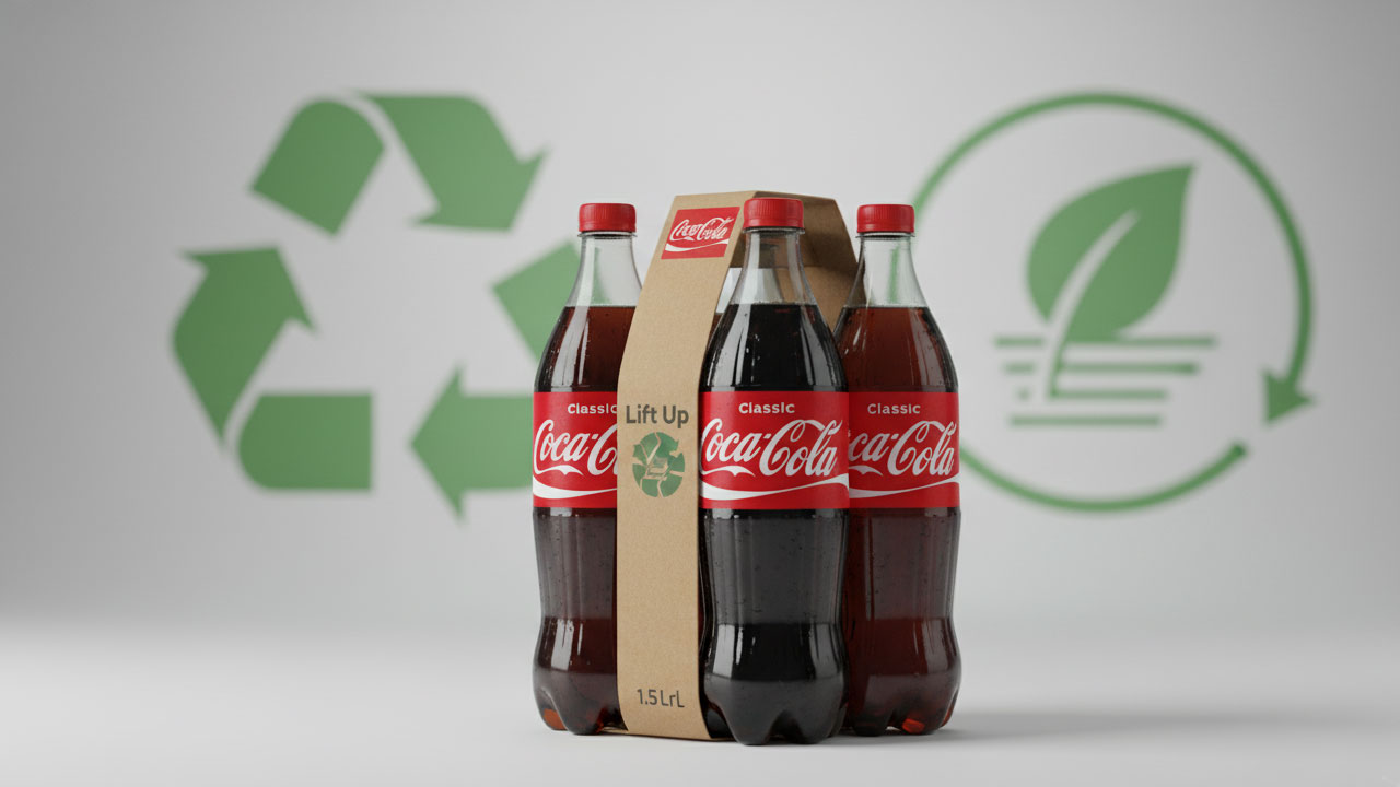 Coca Cola’s Lift Up sustainable packaging system