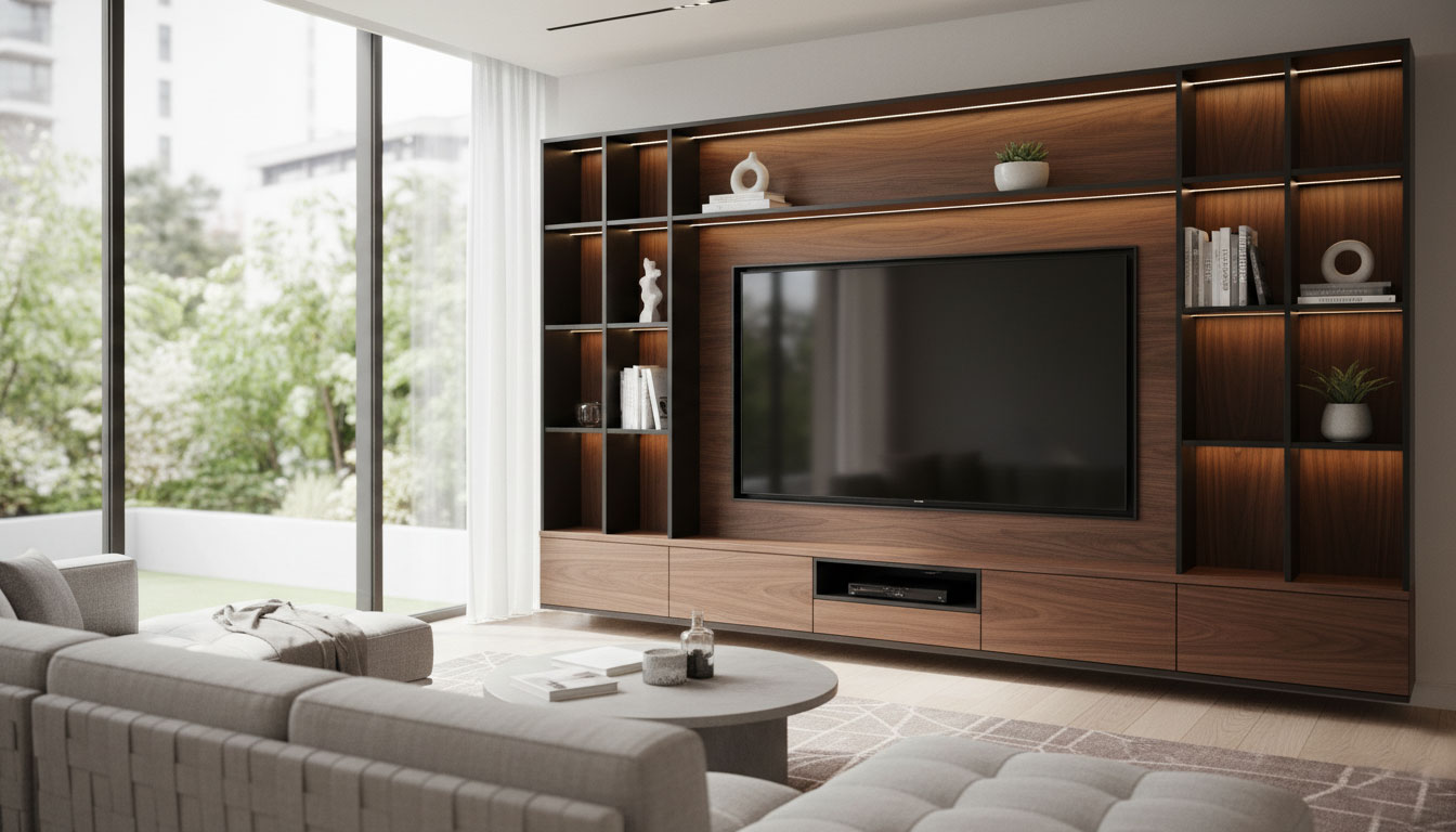 Modern Entertainment Centers: Trending Materials and Colors for 2025